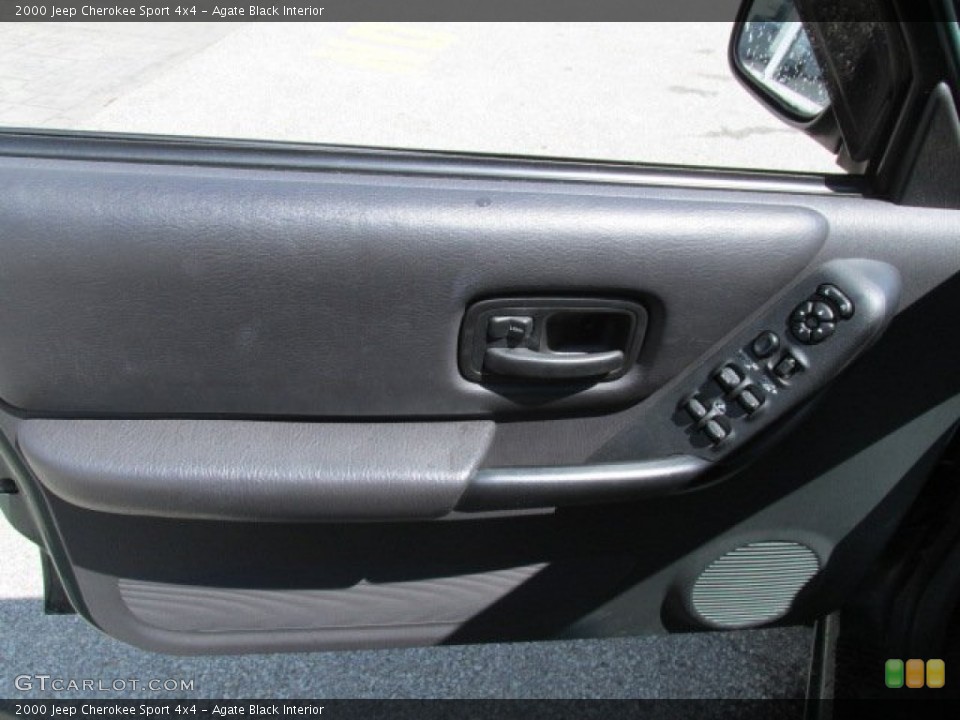 Agate Black Interior Door Panel for the 2000 Jeep Cherokee Sport 4x4 #80522449