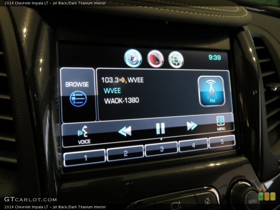 Jet Black/Dark Titanium Interior Controls for the 2014 Chevrolet Impala LT #80522853