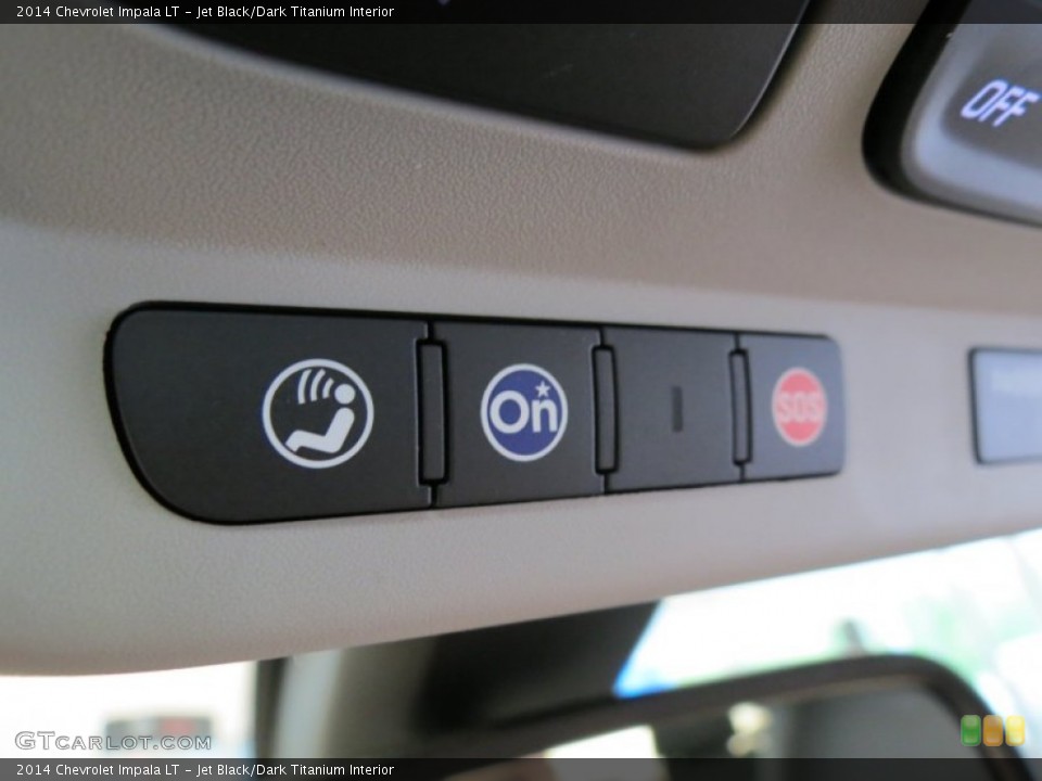 Jet Black/Dark Titanium Interior Controls for the 2014 Chevrolet Impala LT #80522873