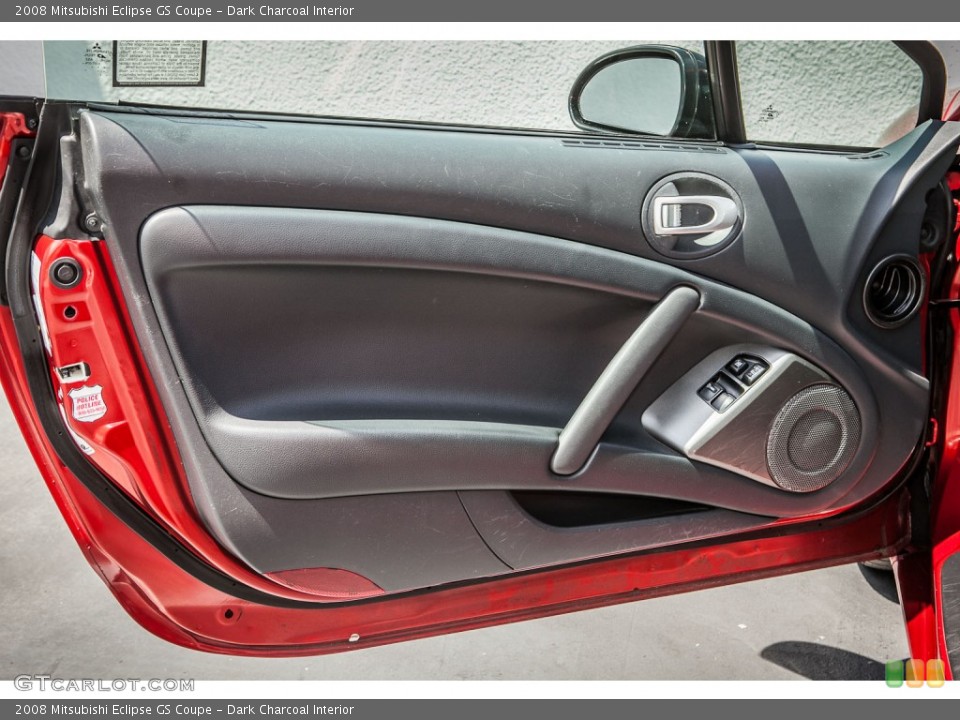 Dark Charcoal Interior Door Panel for the 2008 Mitsubishi Eclipse GS Coupe #80523178