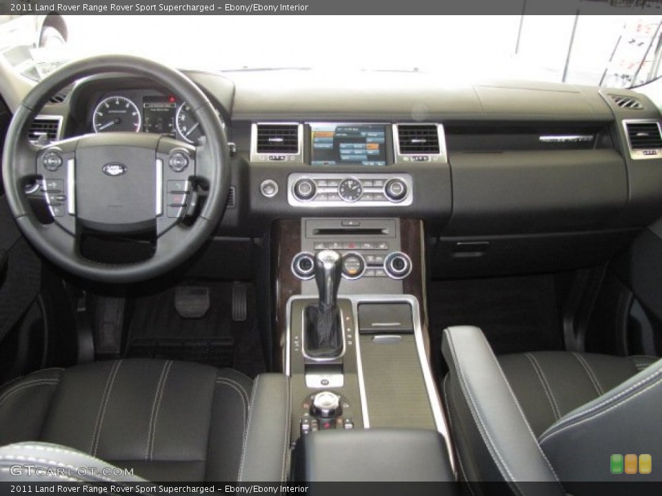 Ebony/Ebony Interior Dashboard for the 2011 Land Rover Range Rover Sport Supercharged #80523942