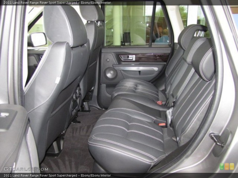 Ebony/Ebony Interior Rear Seat for the 2011 Land Rover Range Rover Sport Supercharged #80523962