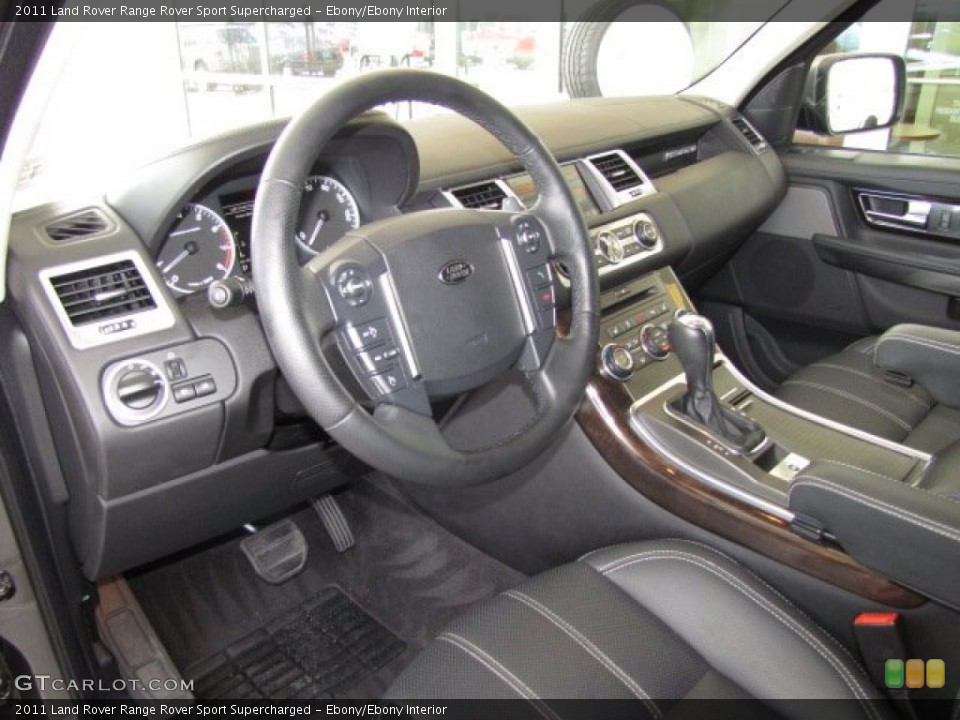 Ebony/Ebony Interior Prime Interior for the 2011 Land Rover Range Rover Sport Supercharged #80524138