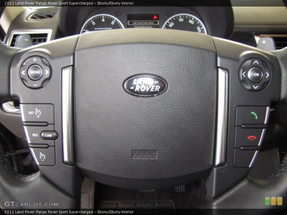 Ebony/Ebony Interior Controls for the 2011 Land Rover Range Rover Sport Supercharged #80524183