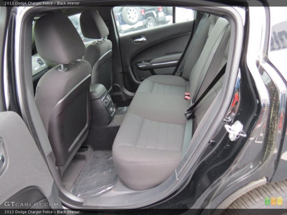 Black Interior Rear Seat for the 2013 Dodge Charger Police #80524192
