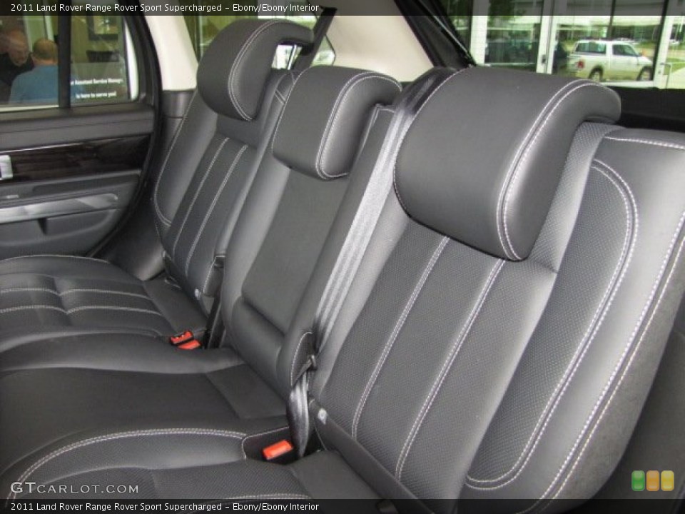 Ebony/Ebony Interior Rear Seat for the 2011 Land Rover Range Rover Sport Supercharged #80524562