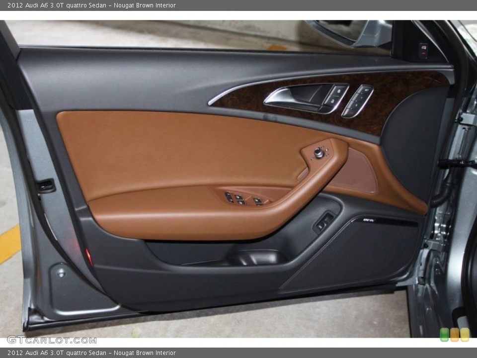 Nougat Brown Interior Door Panel for the 2012 Audi A6 3.0T quattro Sedan #80524607