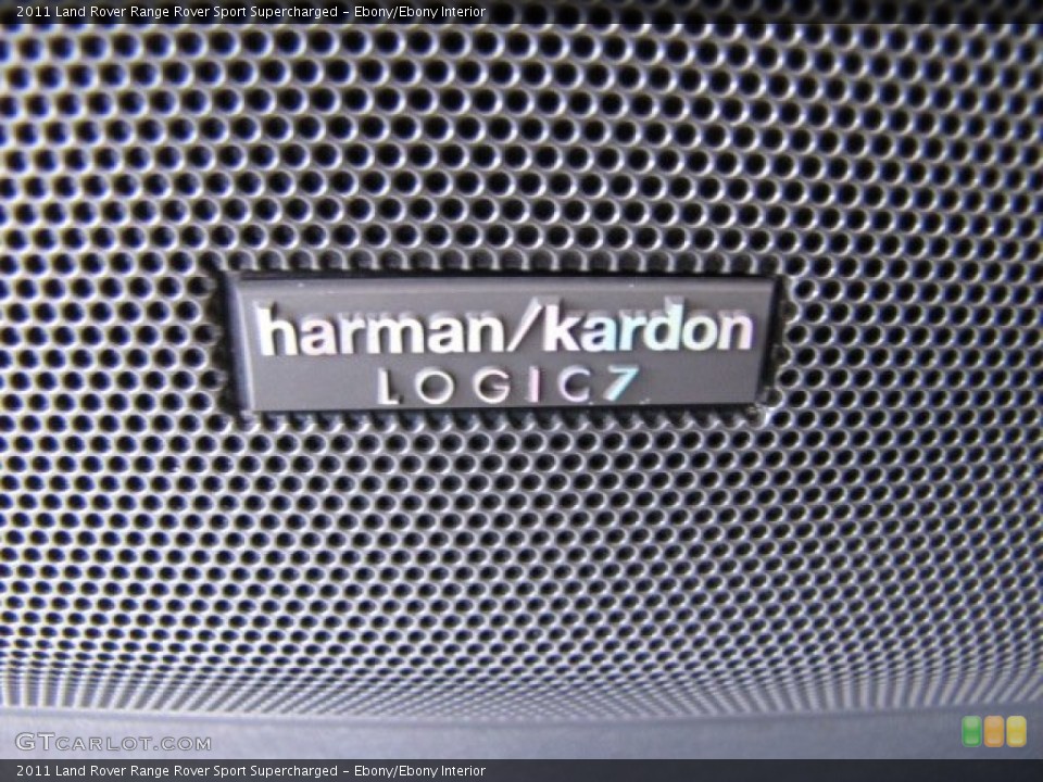 Ebony/Ebony Interior Audio System for the 2011 Land Rover Range Rover Sport Supercharged #80524642