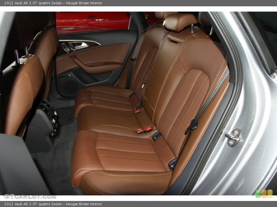 Nougat Brown Interior Rear Seat for the 2012 Audi A6 3.0T quattro Sedan #80524672