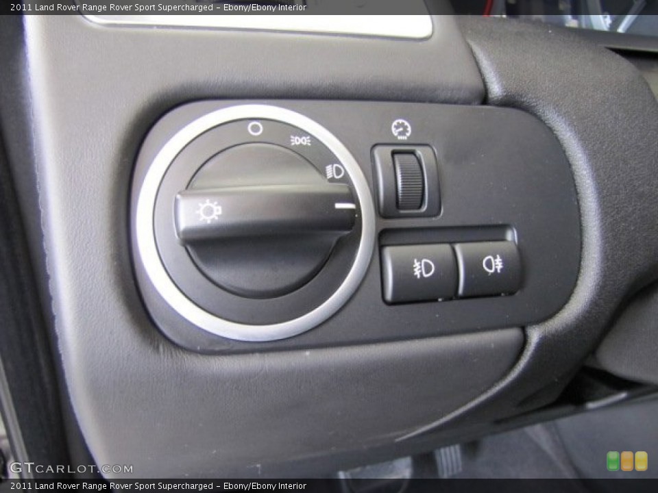 Ebony/Ebony Interior Controls for the 2011 Land Rover Range Rover Sport Supercharged #80524717
