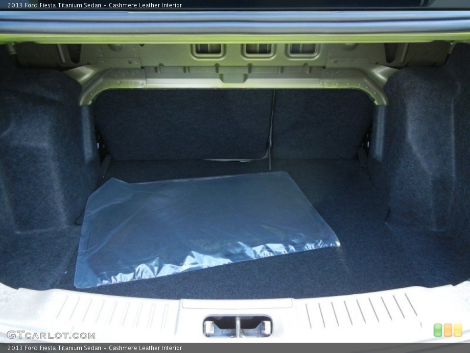Cashmere Leather Interior Trunk for the 2013 Ford Fiesta Titanium Sedan #80524806