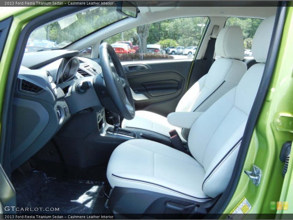 Cashmere Leather Interior Photo for the 2013 Ford Fiesta Titanium Sedan #80524826