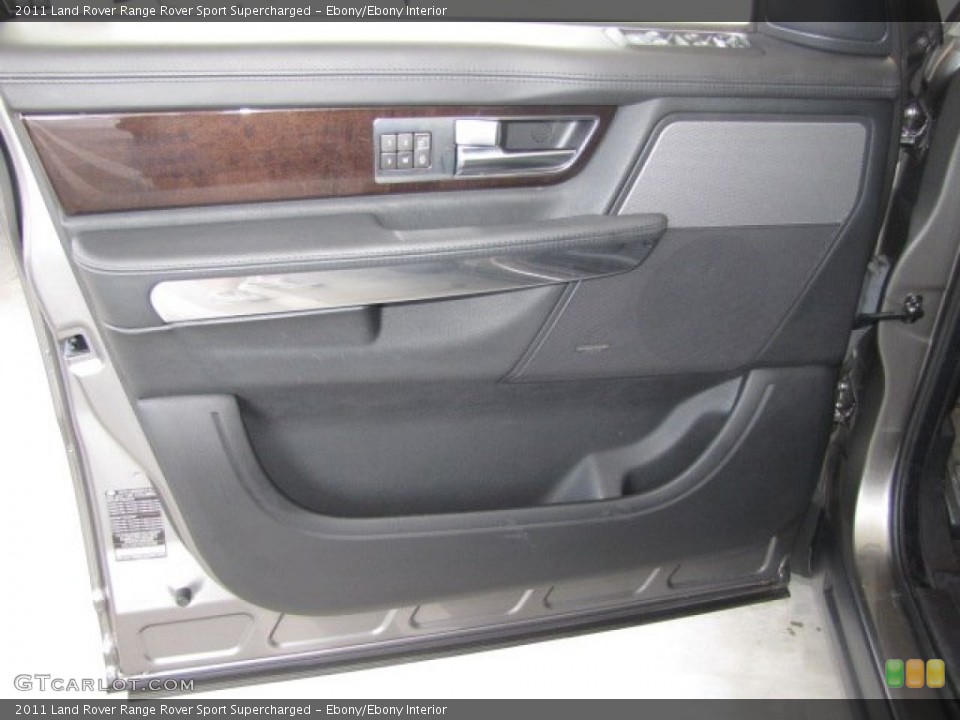 Ebony/Ebony Interior Door Panel for the 2011 Land Rover Range Rover Sport Supercharged #80524889