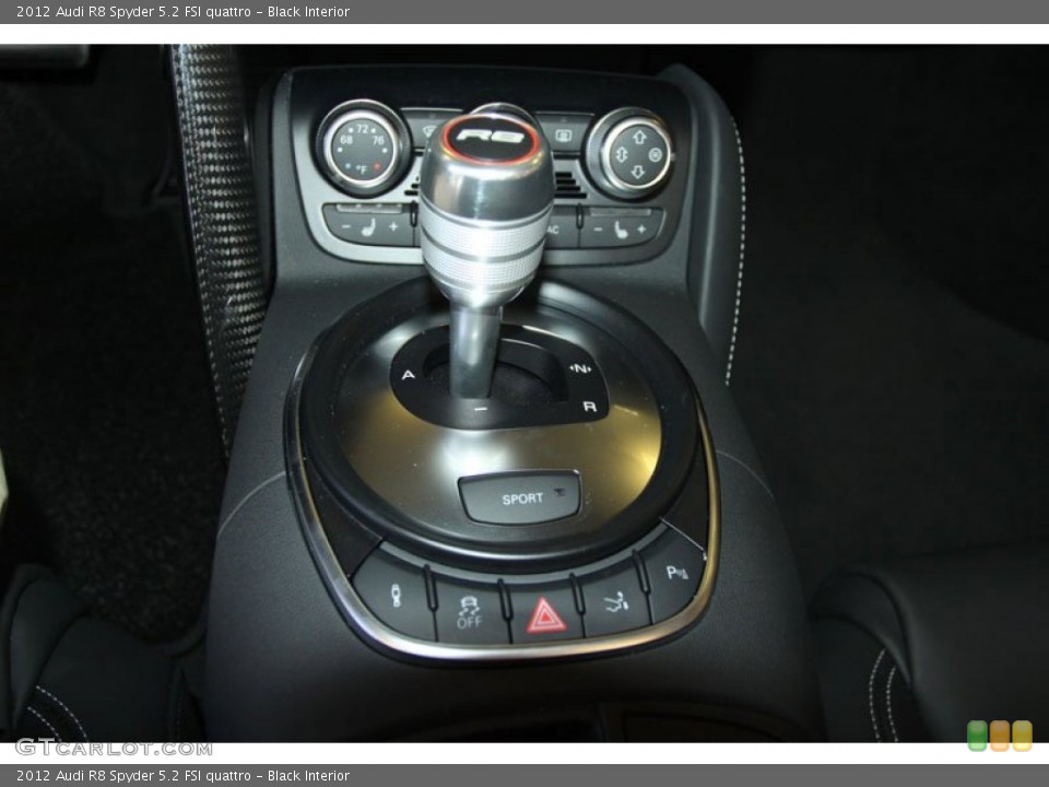 Black Interior Transmission for the 2012 Audi R8 Spyder 5.2 FSI quattro #80525559
