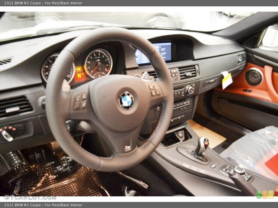 Fox Red/Black Interior Dashboard for the 2013 BMW M3 Coupe #80525728