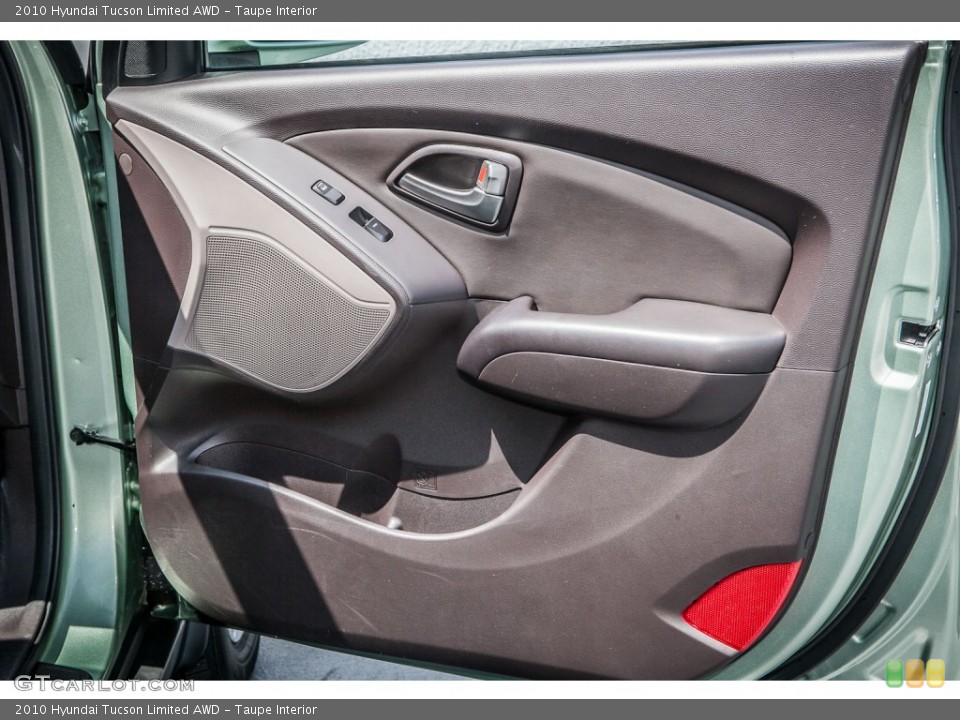Taupe Interior Door Panel for the 2010 Hyundai Tucson Limited AWD #80525800