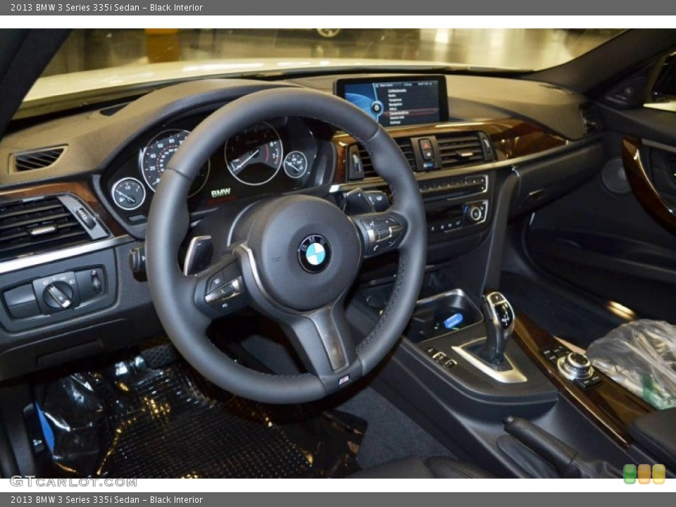 Black Interior Dashboard for the 2013 BMW 3 Series 335i Sedan #80525944