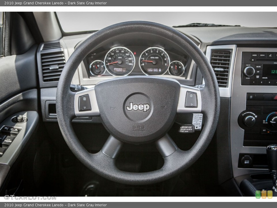 Dark Slate Gray Interior Steering Wheel for the 2010 Jeep Grand Cherokee Laredo #80526739