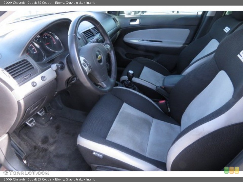 Ebony/Gray UltraLux Interior Photo for the 2009 Chevrolet Cobalt SS Coupe #80527345