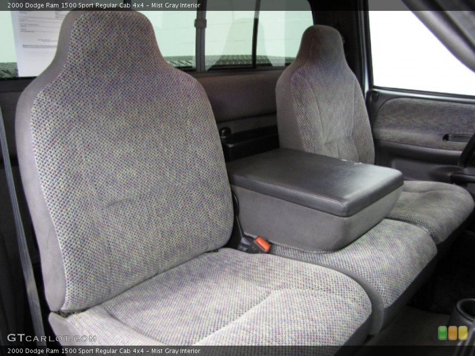 Mist Gray Interior Front Seat for the 2000 Dodge Ram 1500 Sport Regular Cab 4x4 #80527434