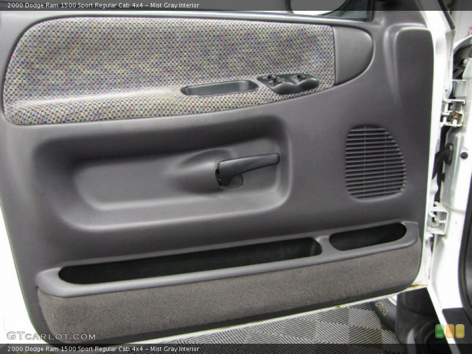 Mist Gray Interior Door Panel for the 2000 Dodge Ram 1500 Sport Regular Cab 4x4 #80527457
