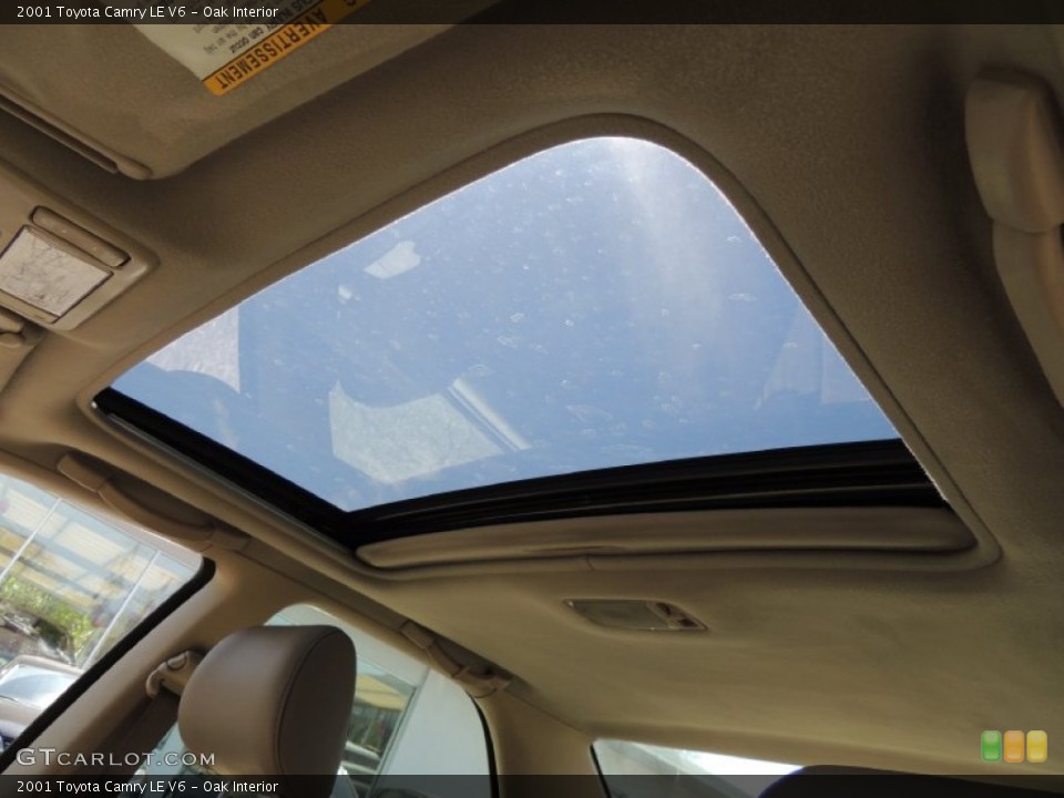 Oak Interior Sunroof for the 2001 Toyota Camry LE V6 #80527489