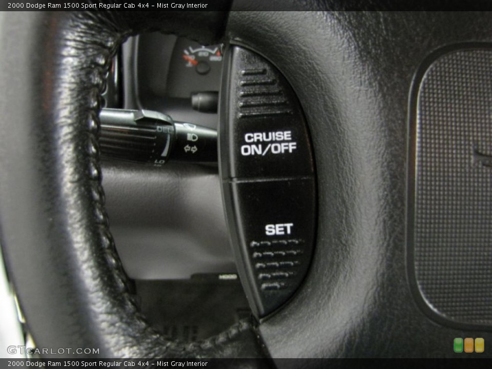 Mist Gray Interior Controls for the 2000 Dodge Ram 1500 Sport Regular Cab 4x4 #80527528