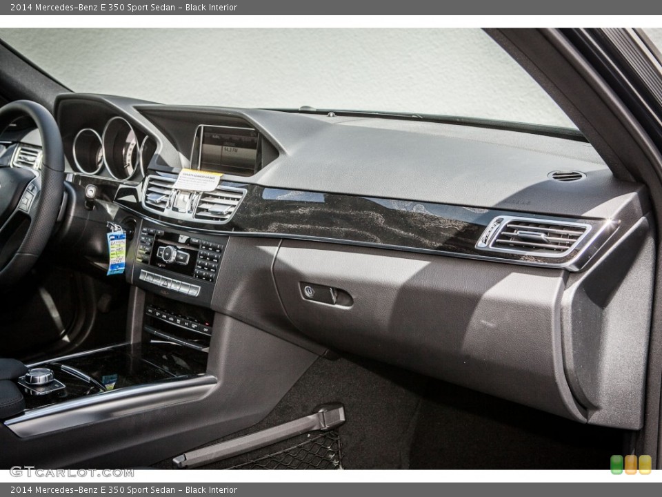 Black Interior Dashboard for the 2014 Mercedes-Benz E 350 Sport Sedan #80528327