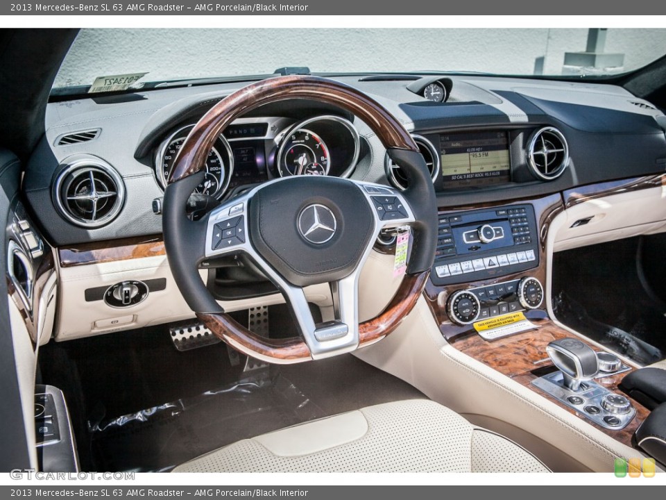 AMG Porcelain/Black Interior Dashboard for the 2013 Mercedes-Benz SL 63 AMG Roadster #80529655