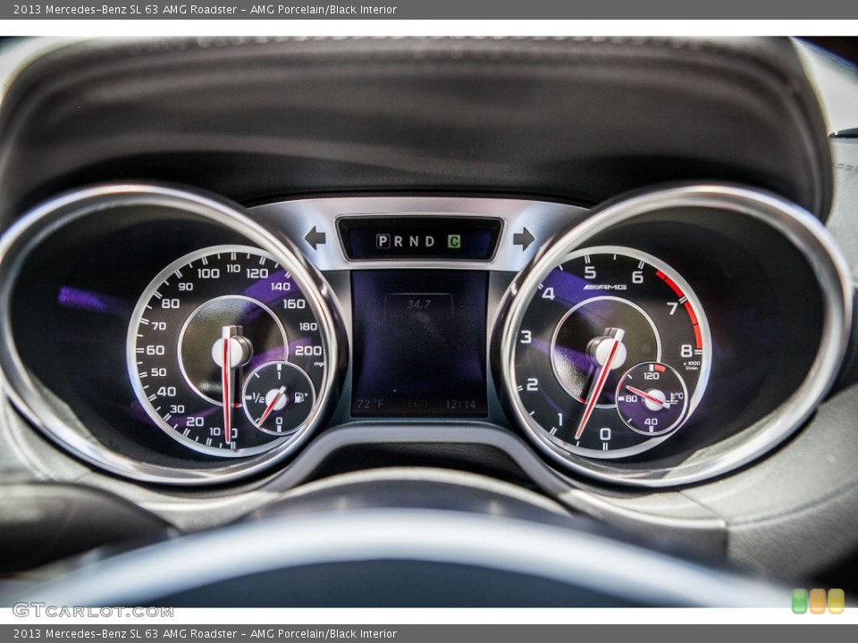 AMG Porcelain/Black Interior Gauges for the 2013 Mercedes-Benz SL 63 AMG Roadster #80529683