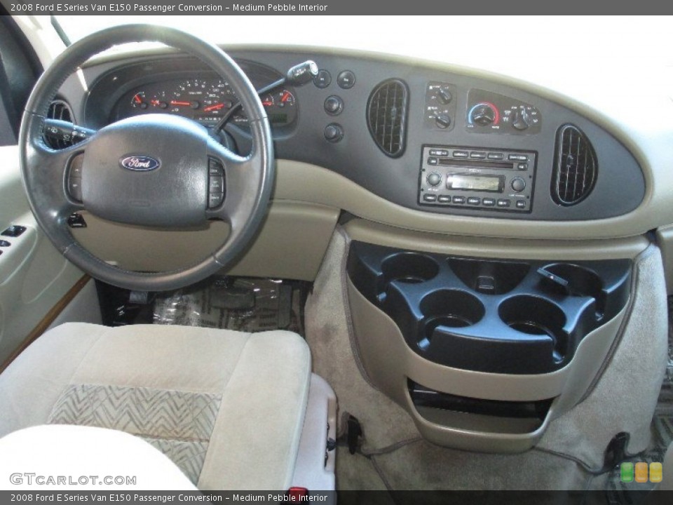 Medium Pebble Interior Dashboard for the 2008 Ford E Series Van E150 Passenger Conversion #80530497