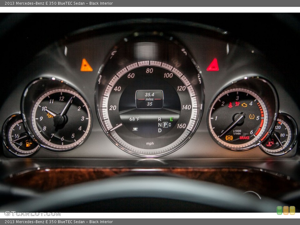 Black Interior Gauges for the 2013 Mercedes-Benz E 350 BlueTEC Sedan #80530828