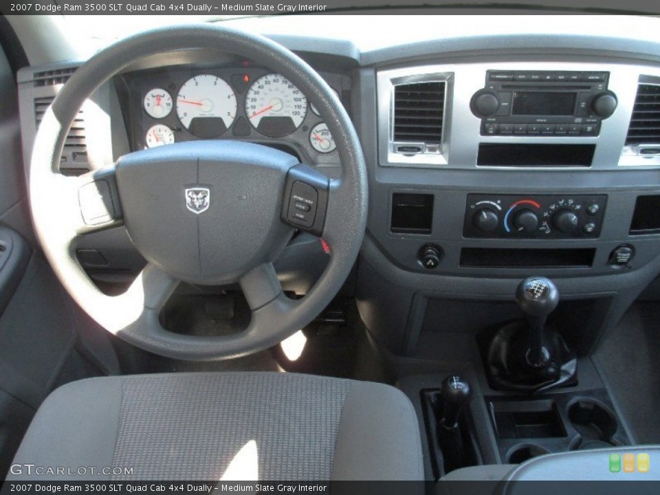 Medium Slate Gray Interior Dashboard for the 2007 Dodge Ram 3500 SLT Quad Cab 4x4 Dually #80531389