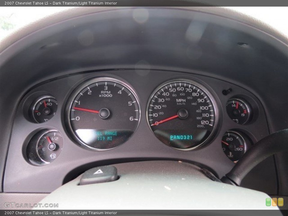 Dark Titanium/Light Titanium Interior Gauges for the 2007 Chevrolet Tahoe LS #80532670