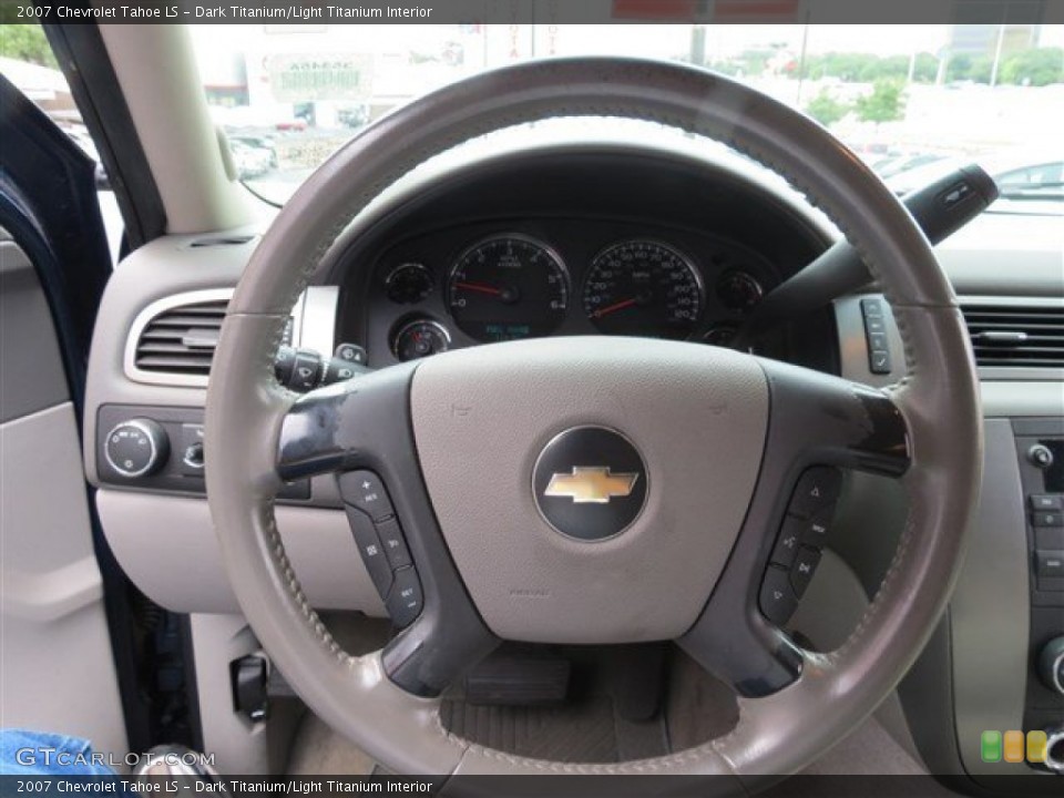 Dark Titanium/Light Titanium Interior Steering Wheel for the 2007 Chevrolet Tahoe LS #80532687