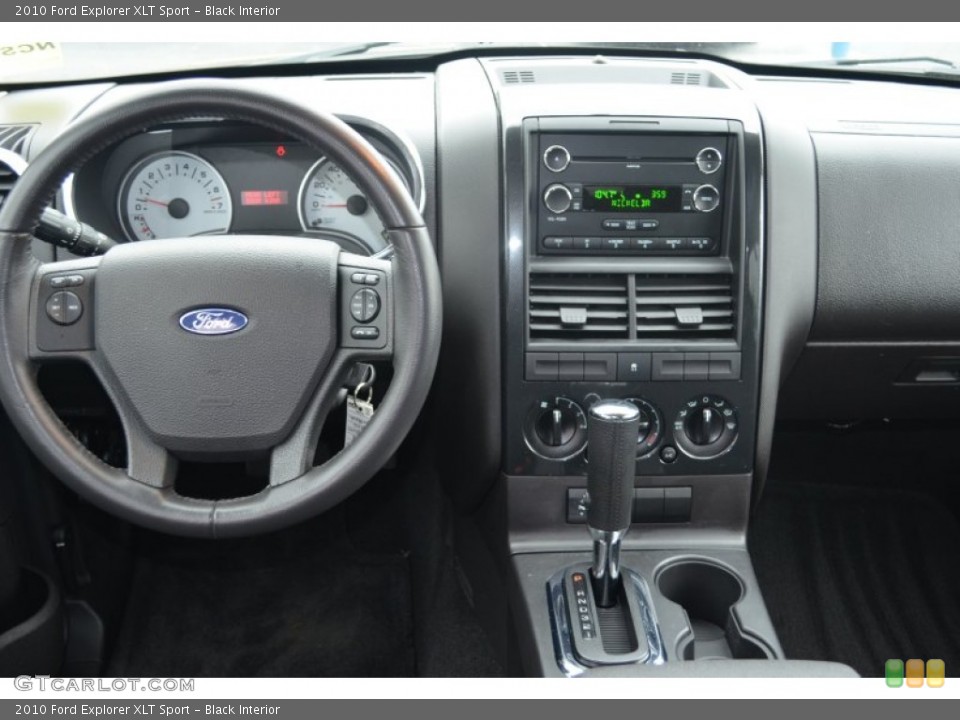 Black Interior Dashboard for the 2010 Ford Explorer XLT Sport #80534072