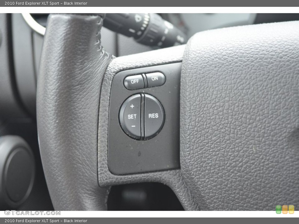Black Interior Controls for the 2010 Ford Explorer XLT Sport #80534125