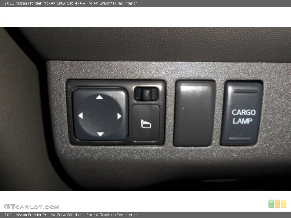 Pro 4X Graphite/Red Interior Controls for the 2011 Nissan Frontier Pro-4X Crew Cab 4x4 #80535771