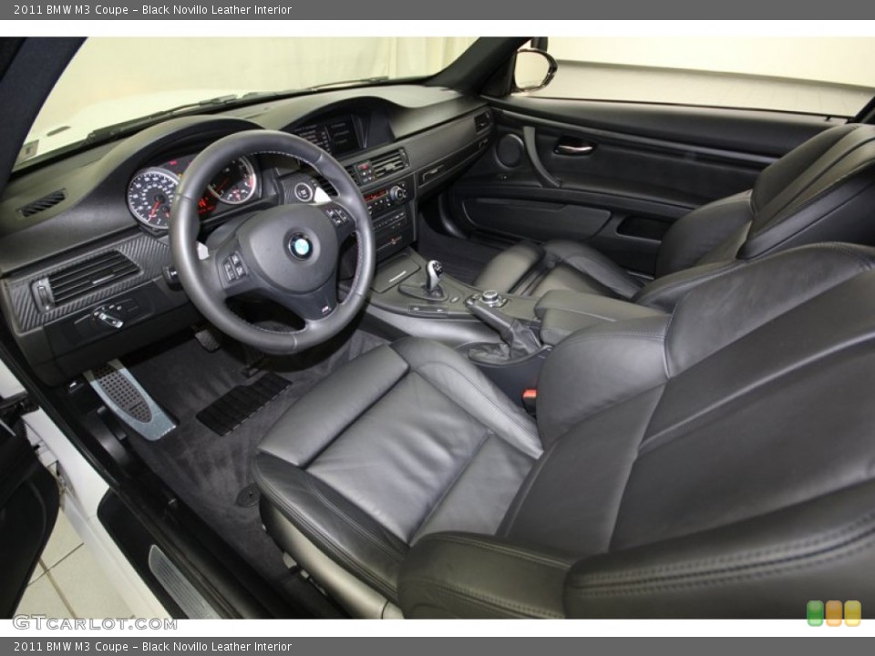 Black Novillo Leather Interior Prime Interior for the 2011 BMW M3 Coupe #80536180