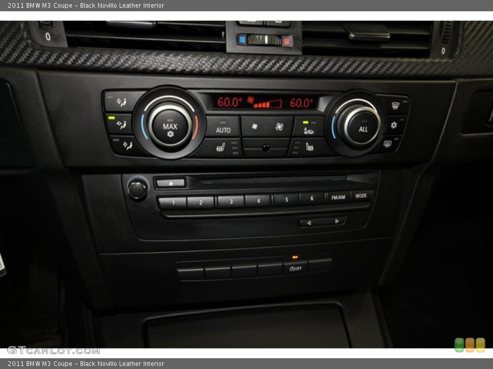 Black Novillo Leather Interior Controls for the 2011 BMW M3 Coupe #80536236