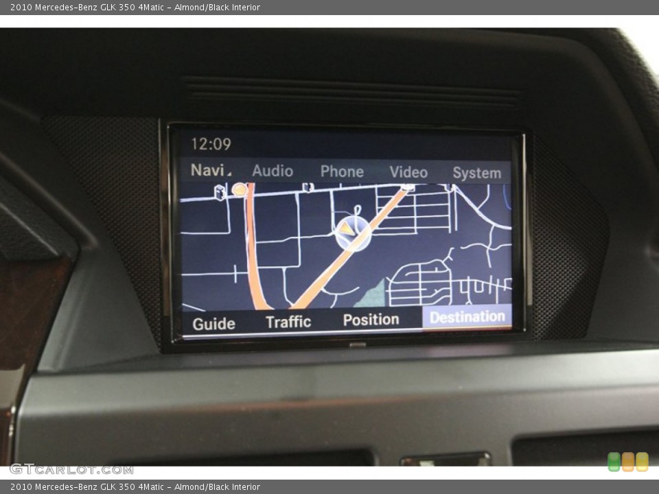 Almond/Black Interior Navigation for the 2010 Mercedes-Benz GLK 350 4Matic #80536492