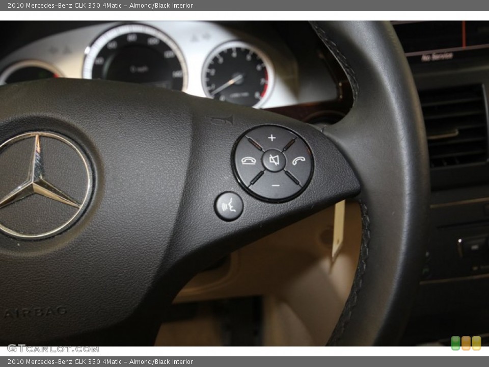 Almond/Black Interior Controls for the 2010 Mercedes-Benz GLK 350 4Matic #80536537