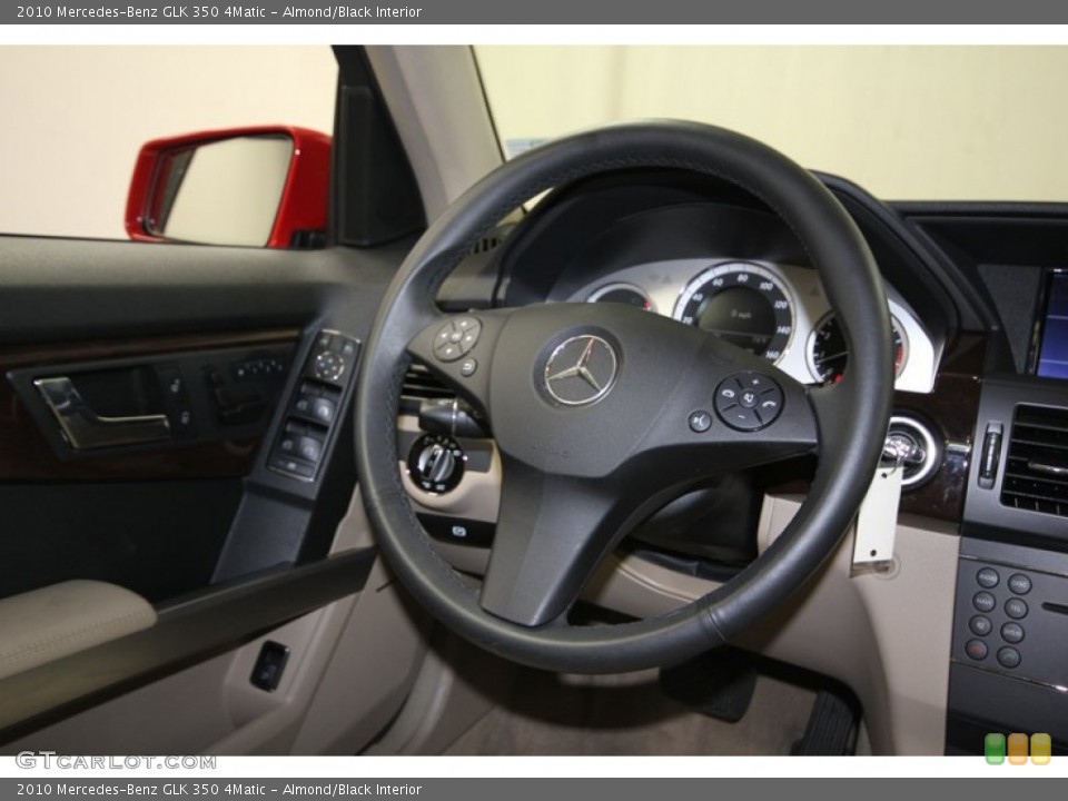 Almond/Black Interior Steering Wheel for the 2010 Mercedes-Benz GLK 350 4Matic #80536561