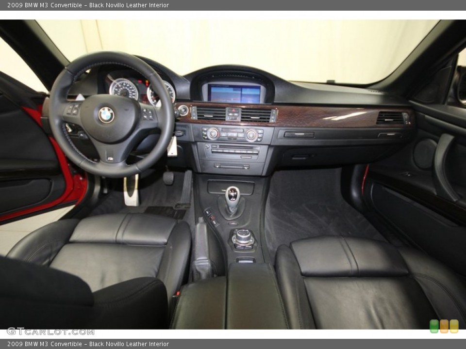 Black Novillo Leather Interior Dashboard for the 2009 BMW M3 Convertible #80536684