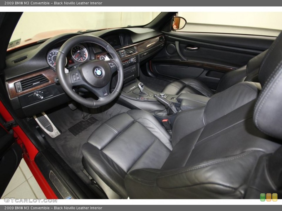 Black Novillo Leather Interior Prime Interior for the 2009 BMW M3 Convertible #80536743
