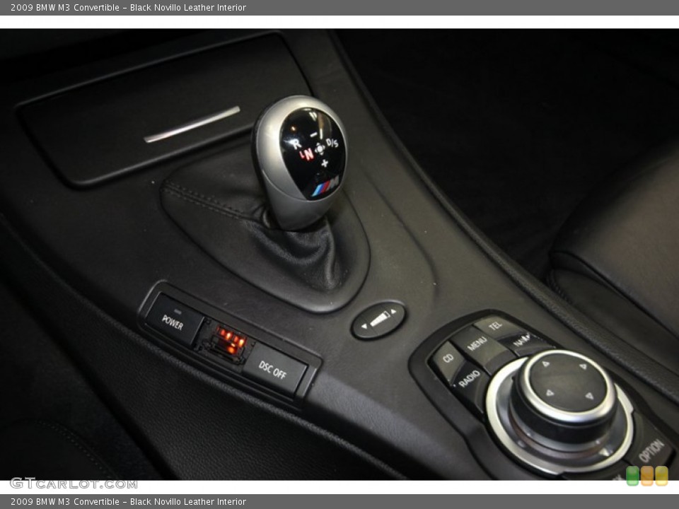 Black Novillo Leather Interior Transmission for the 2009 BMW M3 Convertible #80536807