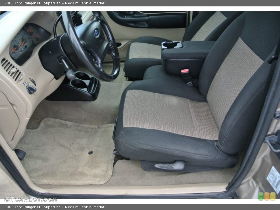Medium Pebble Interior Photo for the 2003 Ford Ranger XLT SuperCab #80536850