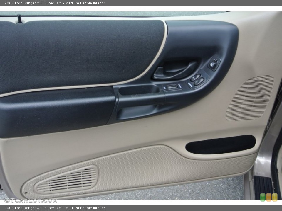 Medium Pebble Interior Door Panel for the 2003 Ford Ranger XLT SuperCab #80536855