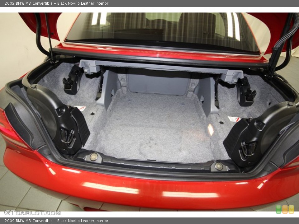 Black Novillo Leather Interior Trunk for the 2009 BMW M3 Convertible #80536864