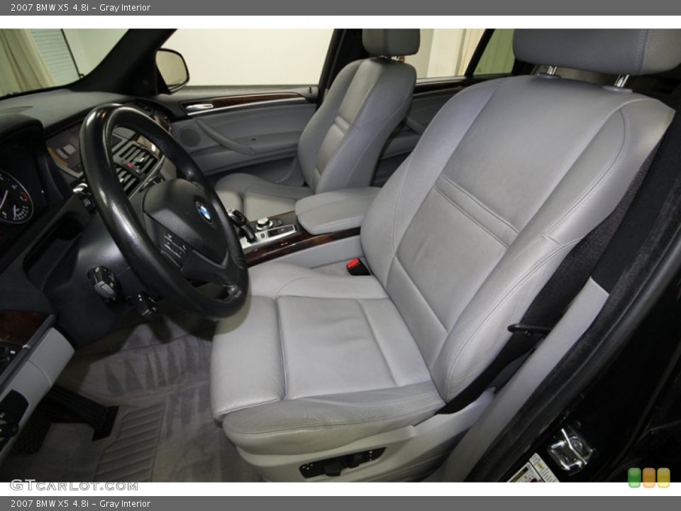 Gray Interior Front Seat for the 2007 BMW X5 4.8i #80537212